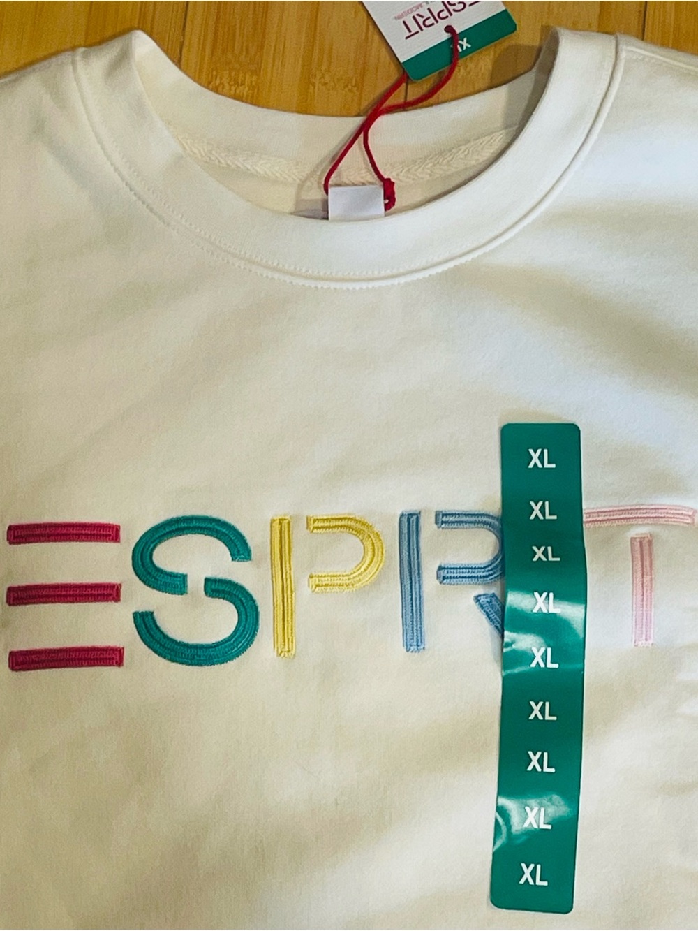 NEW! WITH TAGS! Sold Out Everywhere! ESPIRIT Sweatshirt by Costco Sz XL